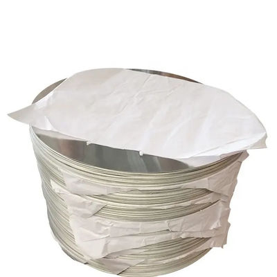 Aluminum Disc Circle Round Sheet 1050 1060 1100 8011 Metal Sheet Custom Size High Flatness Burr Free Edge Food Grade