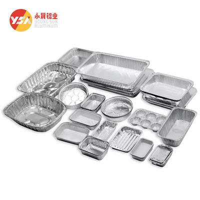 Reusable Eco - Friendly Aluminum Foil Pan 20 - 200mic Thickness 2.25lb