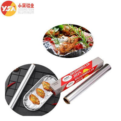 Household Heavy Duty Food Grade Aluminum Foil Paper Roll Kitchen Wrap Foil