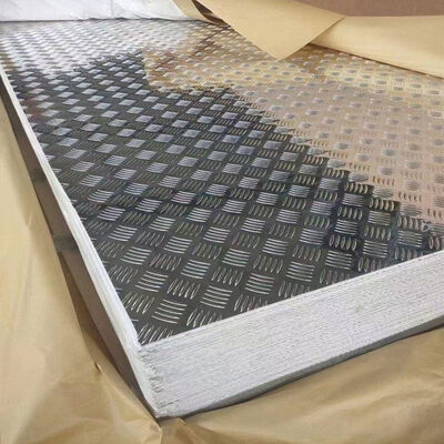 5052 Embossed Aluminum Sheet 4x8 5754 Aluminum Diamond Plate 100mm 1600mm