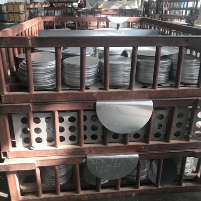 1050 1060 1070 1100 3003 Aluminum Round Circle Cookwares Lights Custom Diameter High Flatness Burr Free Edge Food Grade