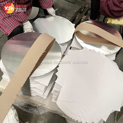 8 10 12 15 Inch Traffic Sign Aluminum Disc 1060 H18 Round Circle Custom Size High Flatness Burr Free Edge Food Grade