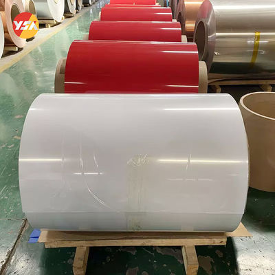 PVDF は 1100 3003 3004 3105 5052 アルミニウム コイル カラー ロール高力に塗りました
