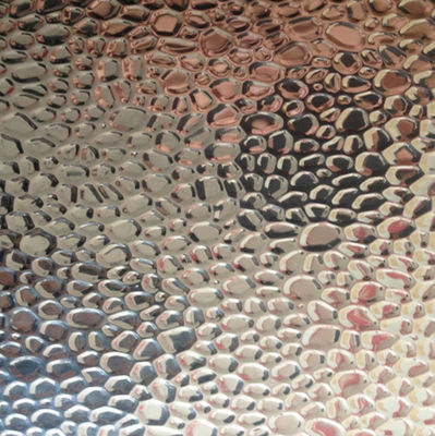 オレンジ皮 スタック ハンマー 石灰石 彫刻された鏡 反射型アルミシート