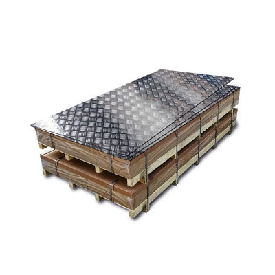 3003 5754 6061 Aluminum Diamond Tread Plate Aluminum Checkered Plate Aluminium Sheet