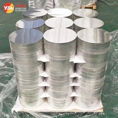 カラー塗装 PE PVDF アルミニウムサークル ディスク 丸型 カスタムサイズ 高平坦度 バリなしエッジ 食品グレード