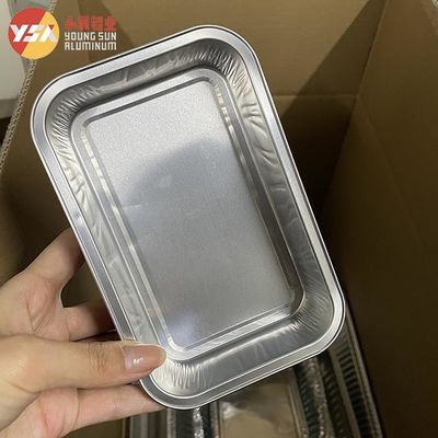 Disposable Lunch Box Wrinkle - Free Lid Aluminum Foil Takeaway Packing Box