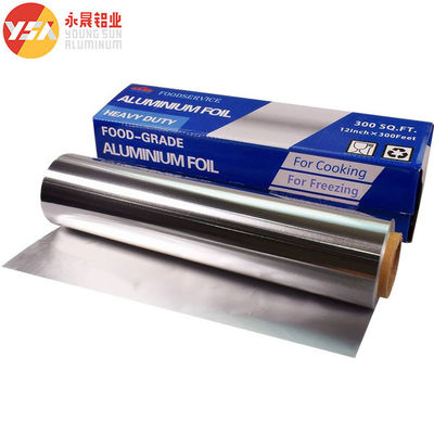 Household Heavy Duty Food Grade Aluminum Foil Paper Roll Kitchen Wrap Foil