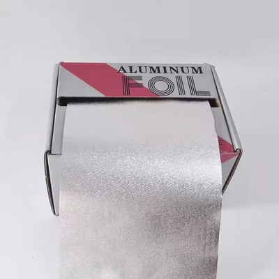 サロンのヘア ホイル ロール 1235 8079 穴があいた簡単な引き裂きプレカット 0.02mm ゴールド色の注文の幅