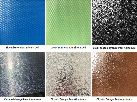 浮彫りにされた表面処理アルミニウム シートは装飾のために打つ端を切り開いた